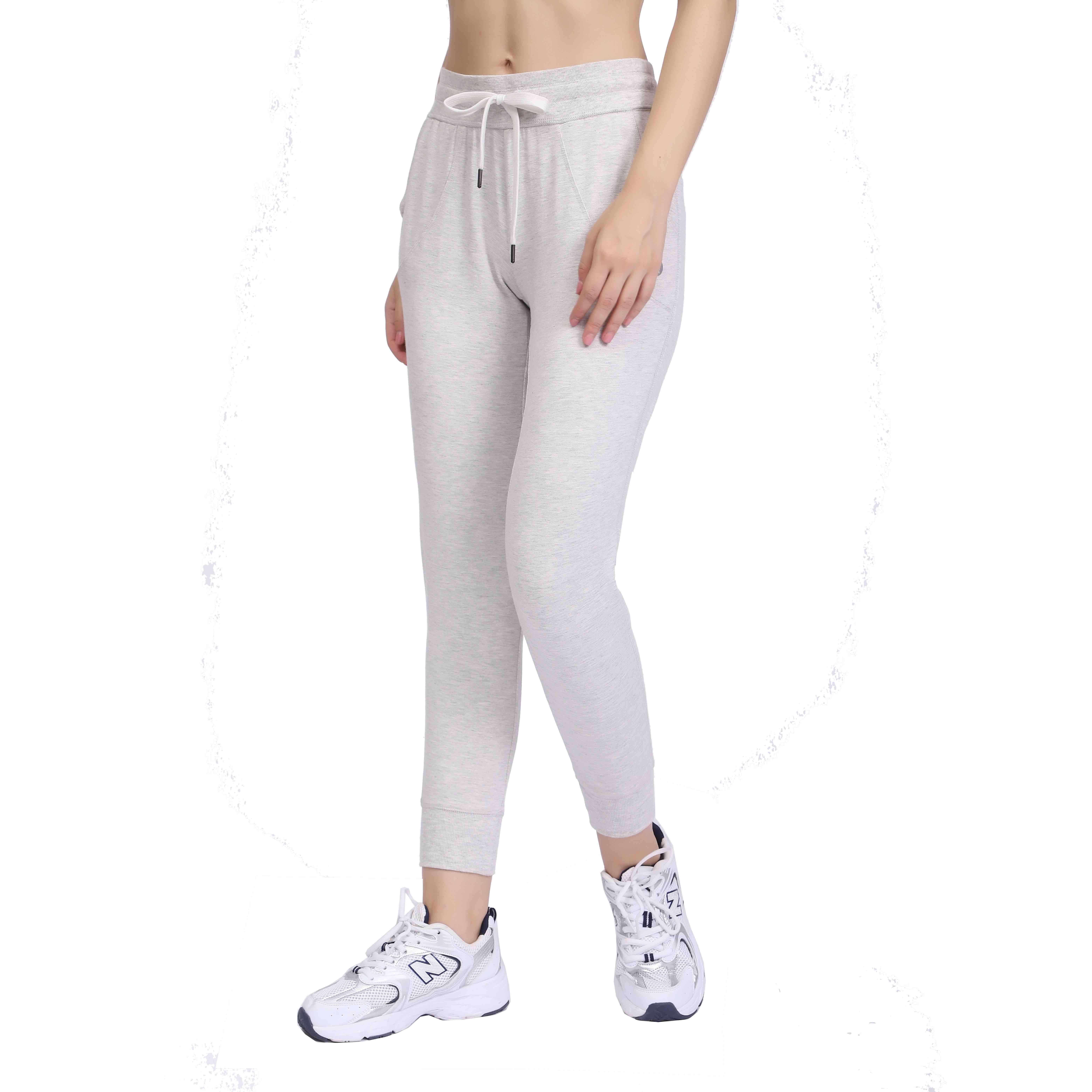 Pantalones de chándal atléticos para mujer con cordón y bolsillos