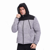 Chaqueta corta cortavientos de invierno resistente al viento para hombre Shaggy Bonded