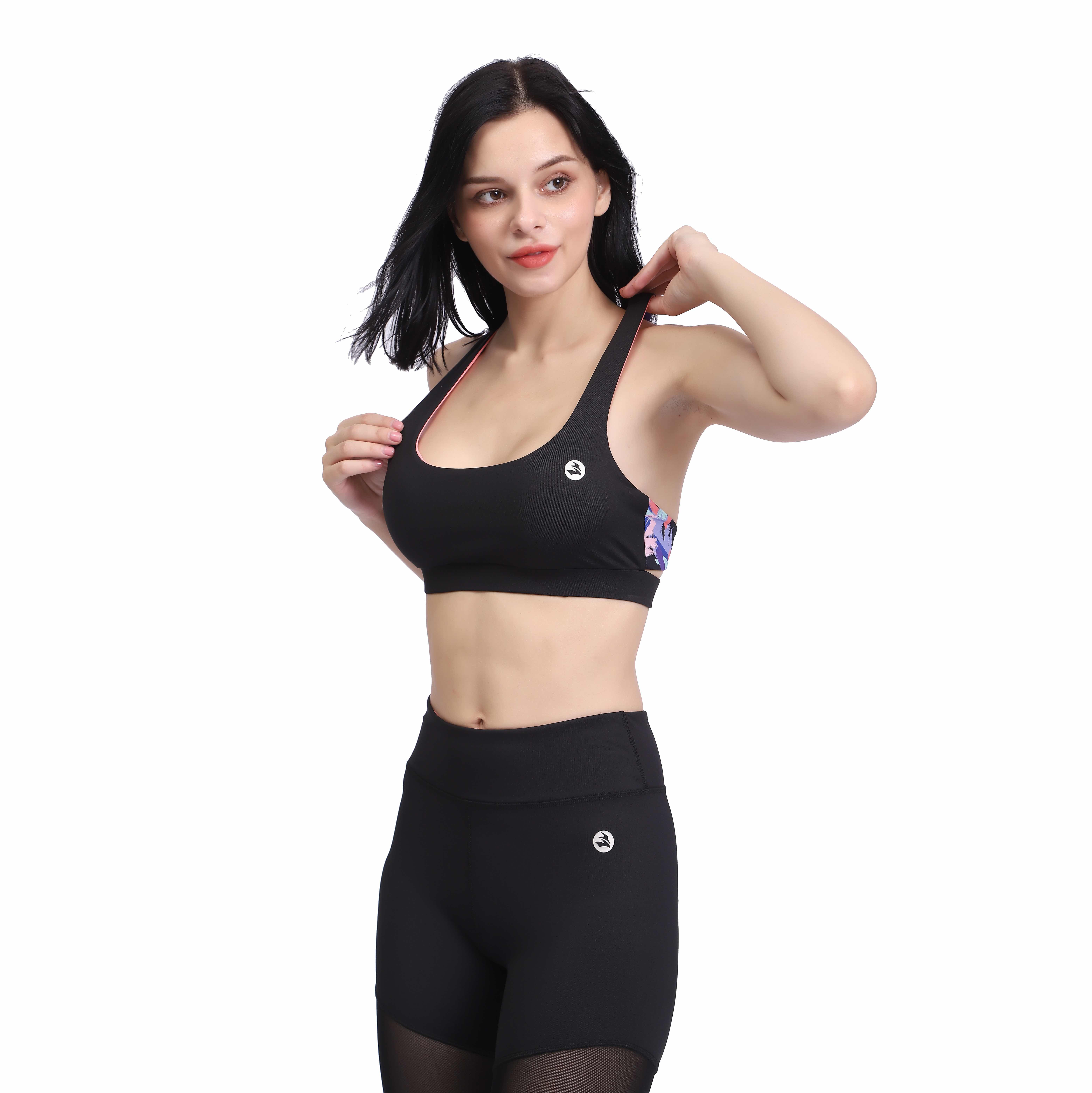 Sujetador deportivo con espalda abierta con tiras Yoga GYM Tops Ropa deportiva Ropa de entrenamiento para mujeres